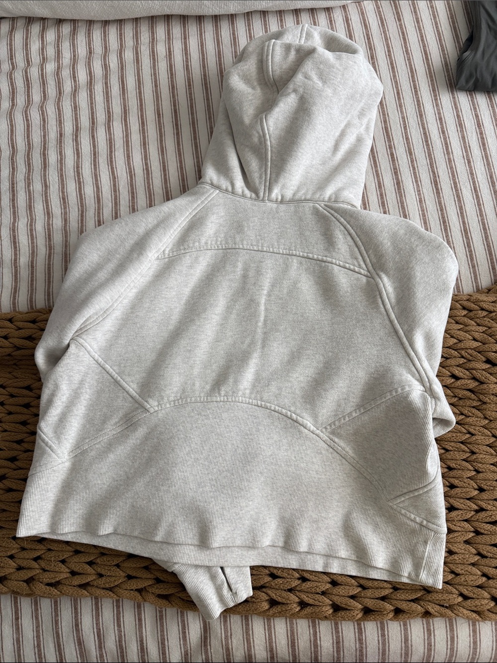 Lululemon Light Beige Half-Zip Hoodie - Picture 5 of 5